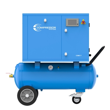 240V 20A 4HP Super Quiet Single Phase Screw Air Compressor CSM3-T 100L Tank