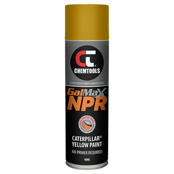 Caterpillar Yellow Gal Paint with Zinc Aerosol 400g