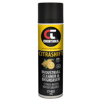 Citrashift Industrial Cleaner & Degreaser 300g Aerosol Chemtools CT-R22-300