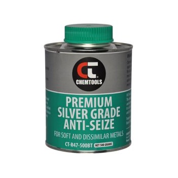 R47 Silver Grade Anti-Seize 500g Brush Top