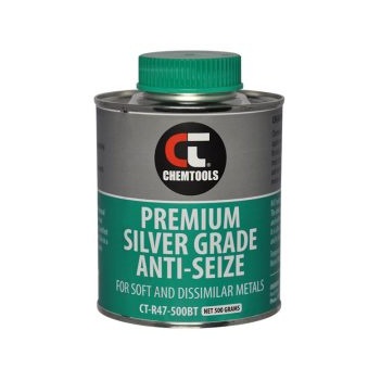 R47 Silver Grade Anti-Seize 500g Brush Top