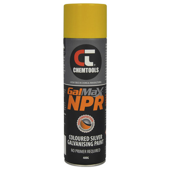 GalMax™ NPR Safety Yellow Galvanising Paint 400G CT-YSG-400