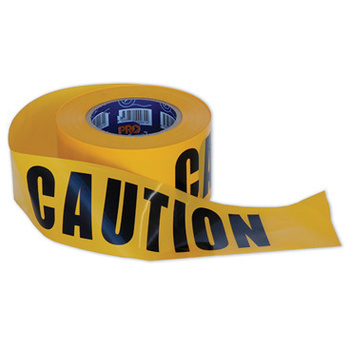 PRO Barricade Tape Yellow/Black - Caution CT10075