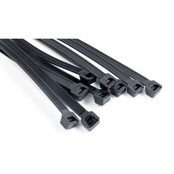 300 x 7.6mm Black Cable Tie (Pk 100) CT300