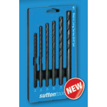 Drill D110 6pc Set Long Ansi Series Drill Set Sutton Tools D1100006