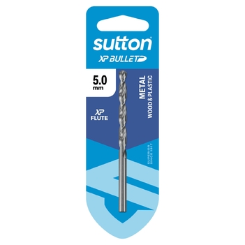 Drill D220 Jobber HSS XP Bullet Carded 5.0mm Sutton D220H0500