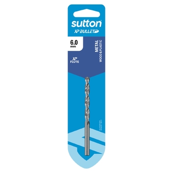 Drill D220 Jobber HSS XP Bullet Carded 6.0mm Sutton D220H0600