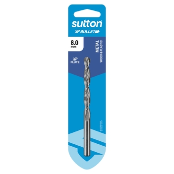 D220 Drill Jobber HSS XP Bullet Carded 8.0mm Sutton Tools D220H080