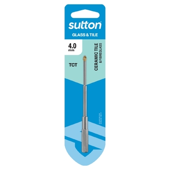 Drill D604 Glass & Tile Bit Carded 4.0mm Sutton Tools D6040400