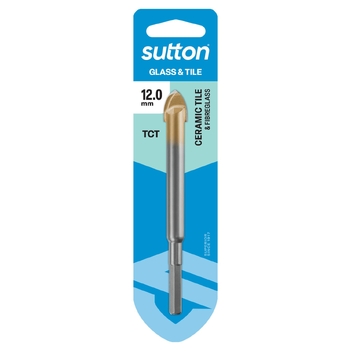 Drill D604 Glass & Tile Bit Carded 12.0mm Sutton Tools D6041200