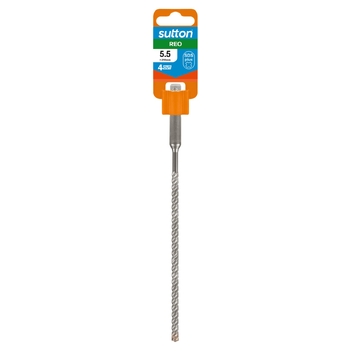 Drill D633 Masonry SDS Plus 4Cut 5.5mm x 210mm Sutton Tools D6330550