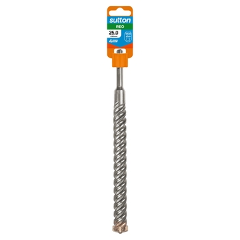 Drill D634 Masonry SDS Plus 4Cut 25mm x 260mm Sutton Tools D6342500