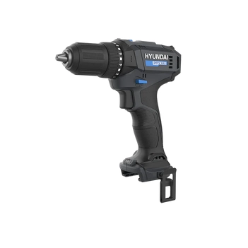 20V Cordless Driver Drill - 2-Speed, 40Nm Torque, LED Light, 13mm Chuck | Lightweight 1kg - Skin Only Hyundai DD20S-40TT