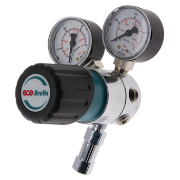Single Stage DruVa 1S Regulator 6.0 Purity Stainless Steel In: 23,000 kPa Out: 1,400 kPa
