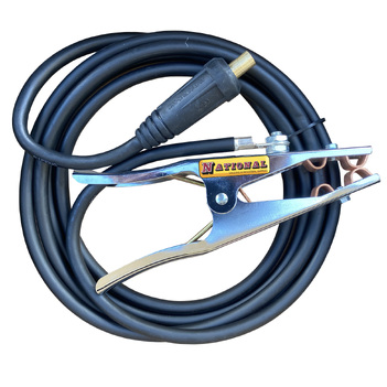 Earth Lead 50mm Sq ZW50 4 Meters 35/50 Dinse Connector 500 Amps Earth Clamp EL504