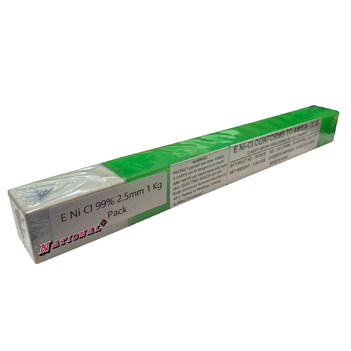 Nickel Electrodes For Cast Iron E Ni CL 99% 2.50 X 350mm 1 Kg ENI99251 Pack