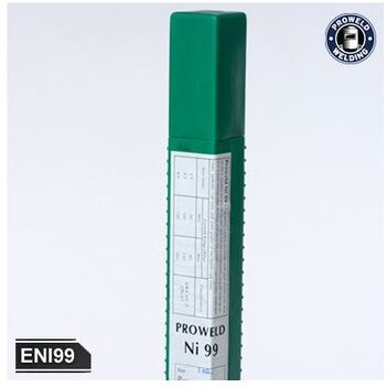 Nickel Electrodes For Cast Iron Manual Arc Ni99 2.5mm 1kg Pack Proweld ENI9925M