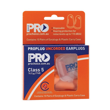 PRO ProPlug Disposable Uncorded Earplugs 10 Pack