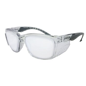 Rayzr Safety Glasses Clear Frame Clear Lens ERZ383 main image