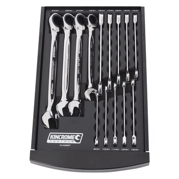 Eva Tray Single Way Gear Spanners 14 Piece Kincrome EVA559T