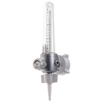 Bobbin Flowmeter - Inline Medical Oxygen 15 L/min SIS, with Safety Valve