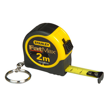 Stanley Fatmax 2 Metres (13mm Wide) Keychain Tape Measure FMHT33856M