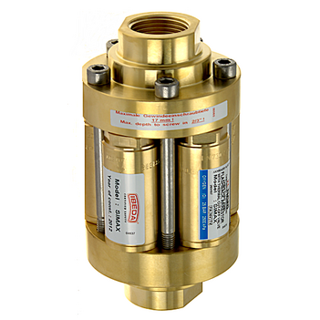 Ibeda SIMAX 5 Manifold Flashback Arrestor Oxygen Gas G1" RH Female - Female FMS5O