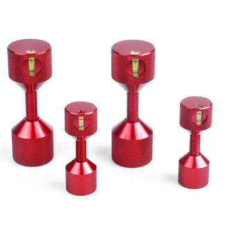 4 x Flange Two Hole Pin Red Aluminum Two Hole Alignment Pins With Level