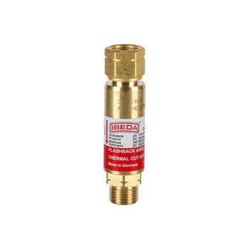 Flashback Arrestor Fuel Gas Standard Flow Regulator End G3/8 Tesuco FRSF3