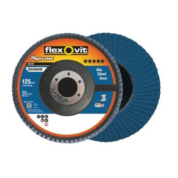 Flap Disc Zirconium Steel/Inox 125mm FlexOvit