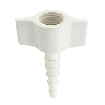 Hose Barb Connection White For Medical Oxygen (1 Pack = 10 Units) main image