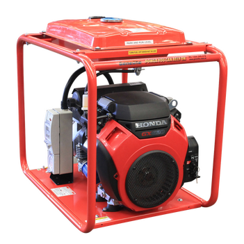 11kVA Open Frame Portable Petrol Generator 3 Phase GH10000E-LRT-3