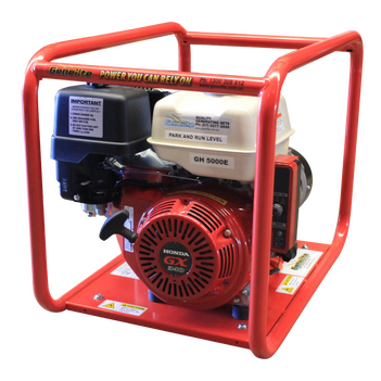 6kVA Open Frame Portable Petrol Generator Electric Start Honda GH5000E