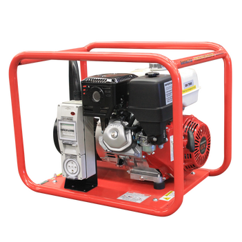 8kVA Open Frame Portable Petrol Generator Electric Start 3 Phase Honda GH7000E-3
