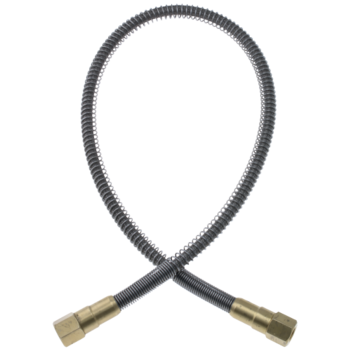 Gentec PTFE Lined High Pressure Flexible Hose Lead Stainless Steel 900mm 1/4" NPT main image
