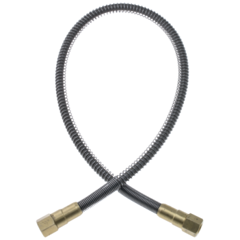 Flexible Lead Stainless Steel PTFE Lined 900mm Helium Type 10, 1/4" NPT