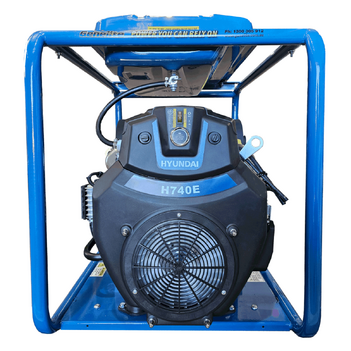 18kVA Open Frame Portable Generator Hyundai GHP18000E-LRT-3