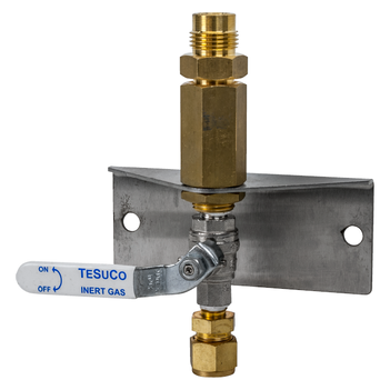 Point Valve Single Nitrogen Type 50 1/2" Comp Fitting, 4,200 kPa