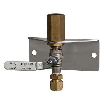 Point Valve Single Oxygen Type 10 1/2" Comp Fitting, 4,200 kPa main image