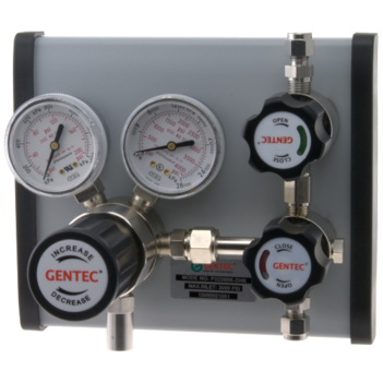 Gentec Single Inlet Supply Panel 6.0 Purity Chrome Plated 