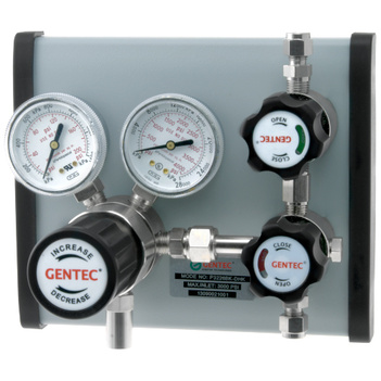 Gentec Single Panel 6.0 Purity Chrome Plated Manifold Supply Systems 