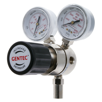 Gentec 1S Regulator 6.0 Purity Chrome Plated In: 30,000 kPa Out: 3440 kPa main image
