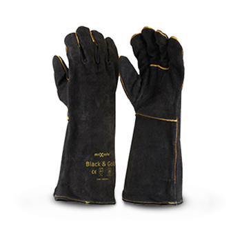 Maxisafe Black & Gold Welders Gloves GWB160