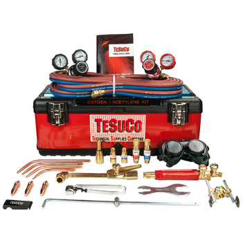 Welding Heating And Cutting Kit Oxygen / Acetylene Tesuco GWKOA