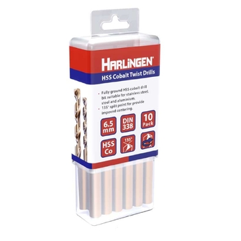 3.3mm HSS Straight Shank Twist Drill Pack of 10 Harlingen