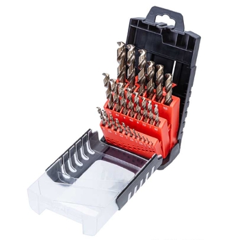 1-13mm Cobalt/HSS Split Point Drill Set 25Pc Harlingen H-512-11-4S1