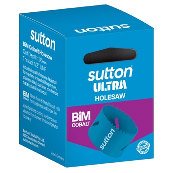 Holesaw H105 Bi-Metal Cobalt Ultra Boxed 48mm Sutton Tools H1050480