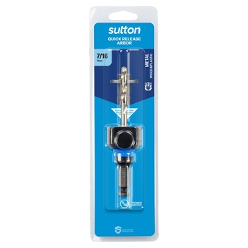 Arbor H122 Holesaw Quick-Release W/105MM HSS PLT DRL Sutton Tools H1224311
