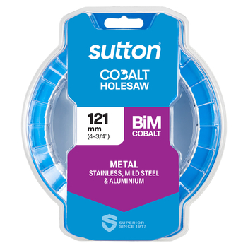 Holesaw H125 Bi-Metal Cobalt HD-Cobalt Hangpack 121mm Sutton Tools H1251210