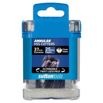 H180 Annular Cutter M2AI HSS-TiAIN 25mm Depth 37mm Sutton Tools H1800370